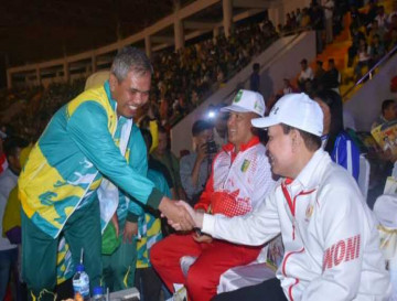 Hadiri Opening Porprov Riau Ke-X, PJ Bupati Kampar:Kita Datang Berjuang Dan Menang,Target Juara Umum