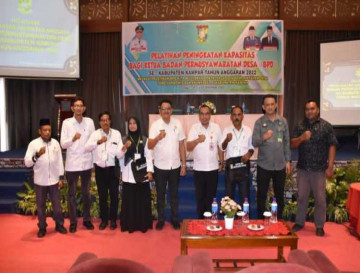 Sebanyak 120 Ketua BPD Ikuti Pelatihan Peningkatan Kapasitas, Ini Harapan Kadis PMD Kampar