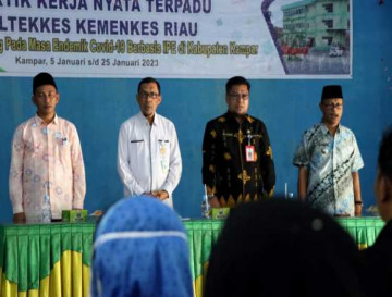 Dibuka Secara Resmi, Pemkab Kampar Terima PKN Poltekes Riau di Kampar