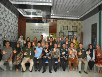 Observasi Awal Kesiapan Desa Gunung Sari Menjadi Desa Anti Korupsi, Tim Observasi Tinjau Lokasi