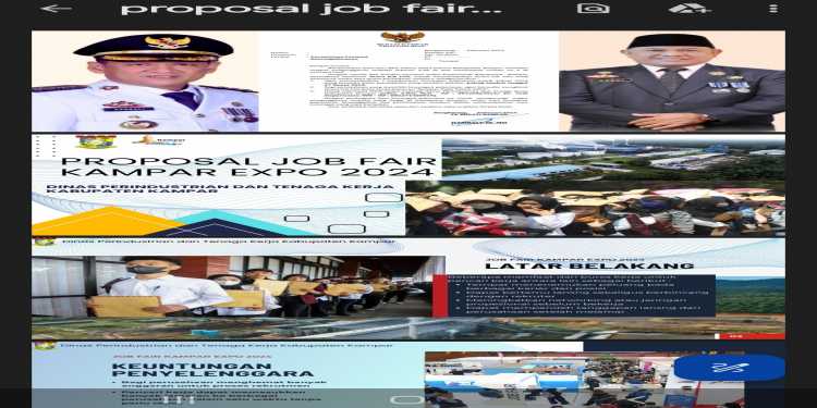 Proposal Job Fair Kampar Expo Tahun 2024 Website Resmi Ppid Kabupaten Kampar 7569