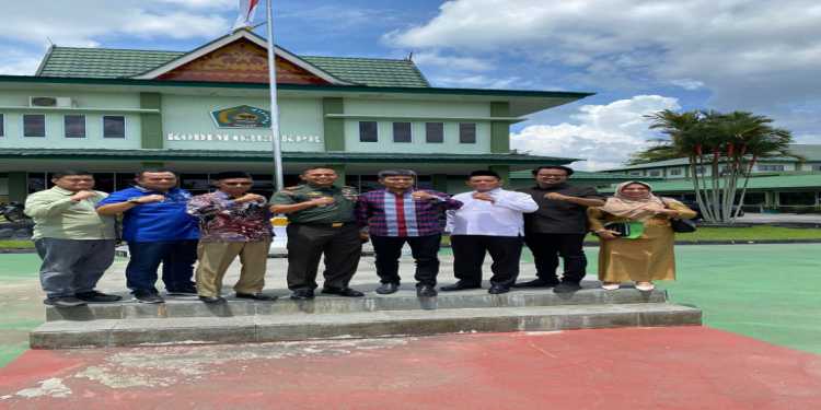 Ketua Komisi I DPRD Kampar Kunjungan Kerja Ke Makodim 0313/KPR, Bahas Konflik Agraria dan Galian C.
