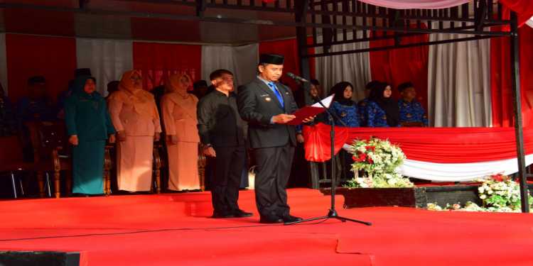 Bupati Kampar Ahmad Yuzar Pimpin Upacara Hari Kesaktian Pancasila 2025 di Kabupaten Kampar