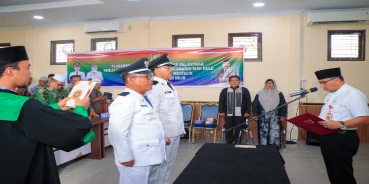Shendy dan Zakir Resmi dilantik Sebagai Penjabat Kepala Desa
