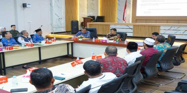 Kadiskominfo Kampar Ikuti Rakor Persiapan Lomba Tertib Pengelolaan Keuangan Desa