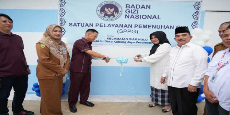 Dapur MBG Yayasan Jefry Noer Madani Launching di Riau.