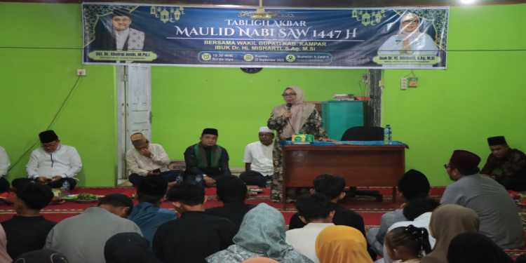 Hadiri Tabligh Akbar Maulid Nabi Muhammad SAW 1447 H di Desa Teratak