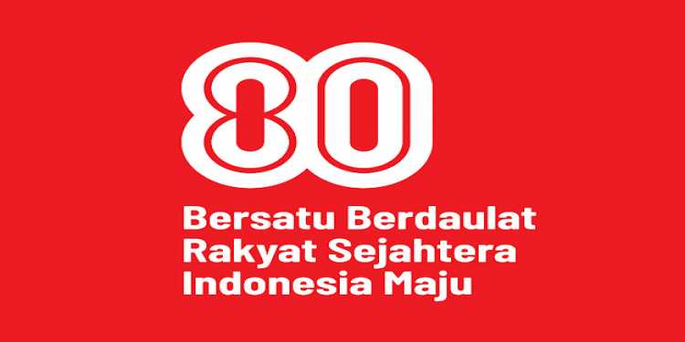 Logo HUT RI ke 80