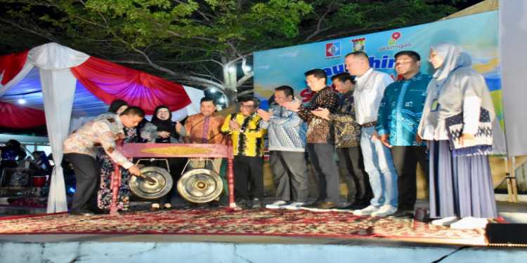 Bupati, Launching Sentra UMKM Riverside Bangkinang Kota, Majukan Ekonomi Kerakyatan Di Kampar