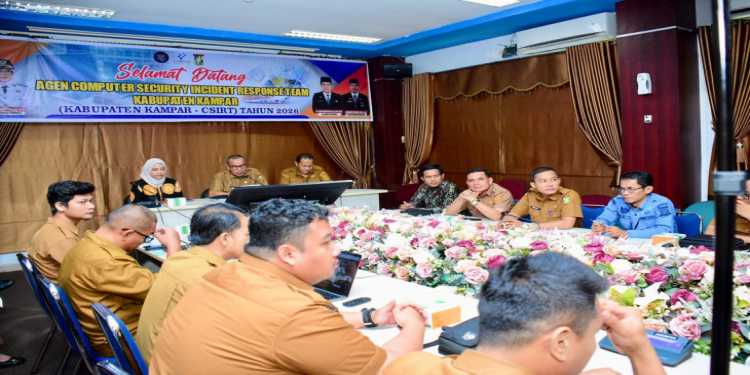 Tingkatkan Kapasitas & Sumber Daya Agen CSIRT,Pemerintah Kampar Gelar Sosialisasi Keamanan Informasi