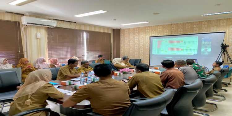 Bupati Kampar Ikuti Rakor Pengendalian Inflasi dan Evaluasi Dukungan Program 3 Juta Rumah
