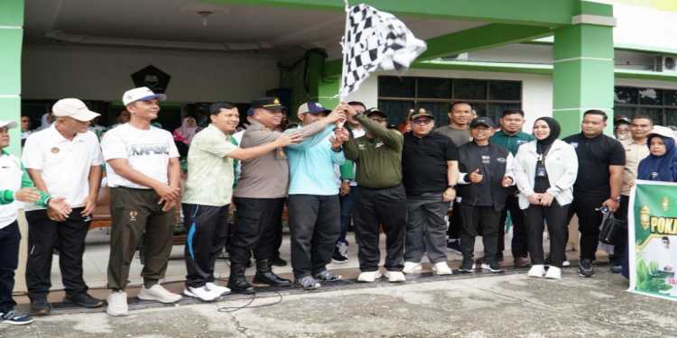 Kemenag Kampar Gelar Harmony Fun Walk Peringati Hari Amal Bakti ke-80