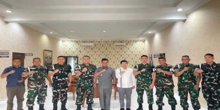 Bupati Kampar Silaturahmi ke Danpomdam XIX/TT