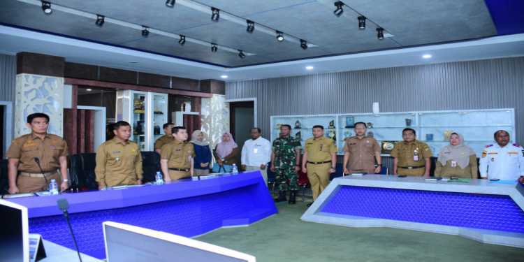 Zoom Meeting Bersama Kemendagri RI, Bupati Kampar Komit menekan angka Inflasi di Kabupaten Kampar