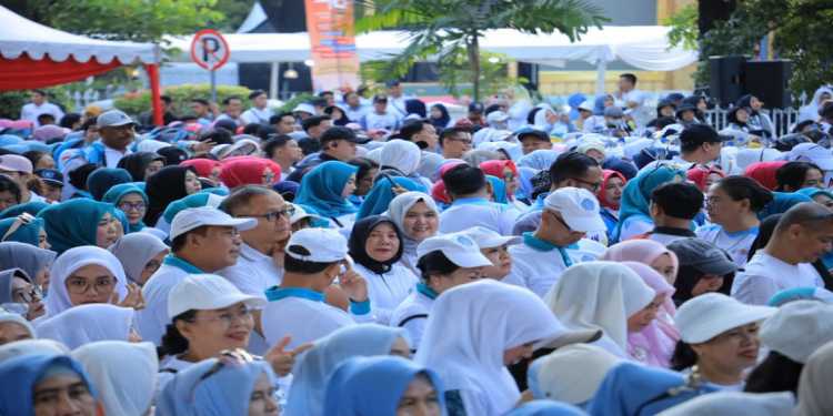 Gerak Jalan Anti Mager dan Festival Kuliner Semarakkan Puncak Peringatan HKG PKK ke-54 Tahun 2026