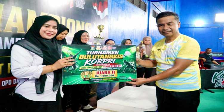 Turnamen Korpri Champions 2026 Sukses Digelar, Ahmad Yuzar: Semarak HUT RI