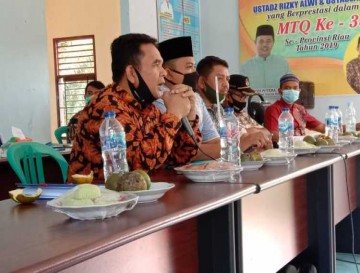 MEDIASI  GUGATAN ALIASI MASYARAKAT TERKAIT LAPORAN REALISASI DANA APB-DES 2019 DESA GUNUNG BUNGSU