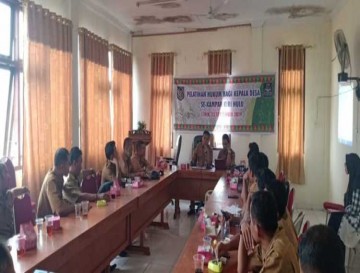 LKBH Para Legal dan APDESI Kecamatan Kampar Kiri Hulu Gelar Pelatihan Hukum bagi Kepala Desa.