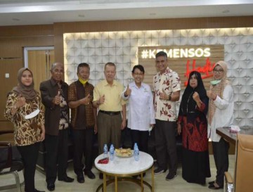 Jelang Seminar Nasional, Tim TP2GD Kampar sambangi Kementerian Sosial RI