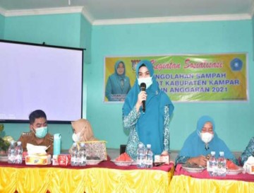 Manfaat Ekonomi dari Sampah, TP PKK Kampar Sosialisasi di 10 Kecamatan.