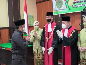 Pelantikan Wakil PN Bangkinang, Bupati Kampar ;Terus Bangun Sinergitas Bangun Kampar yang Lebih Maju