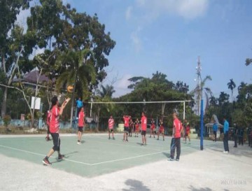HUT PGRI ke-76, Kecamatan Tambang Lolos Ke Pinal Setelah Kalahkan Disdipora 3-0