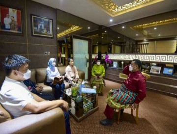 Bupati Kampar Sambut Kunjungan Staf Khusus Menteri Kelautan dan Perikanan