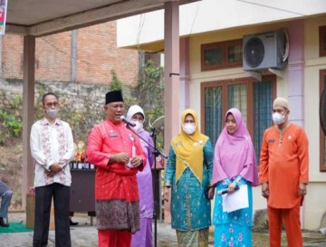 Semarak HUT Kampar 72, Dispersip Kampar Adakan Lomba Mewarnai dan Lagu Daerah Se Kabupaten Kampar