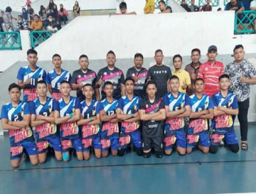 POPDA Ke-XV Riau, Tim Bola Voli Putra Kampar Tuntaskan dua Kemengan