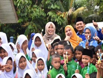 Sosialisasikan Gempur Paud,Yusi Yakinkan Mampu Tingkatkan Perbaikan Sistem Pendidikan Anak usia dini