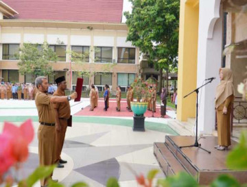 Pimpin Apel Gabungan, Pj. Sekretaris Daerah:Dukung dan Sukseskan Program Pemerintah Kabupaten Kampar