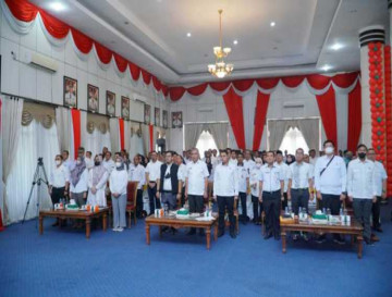 Bersama BPK-RI, Pj Bupati Kampar Lakukan Entry Meeting