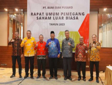 Penjabat Bupati Kampar Kembali Hadiri RUPS PT. Bumi Siak Pusako