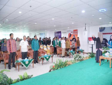 Ratusan Mahasiwa UMRI Ikuti Kuliah Umum bersama Pj Bupati Kampar dan KI Pusat