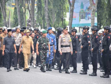 Pasukan Pengamanan Pemilu 2024 Resmi di Mulai