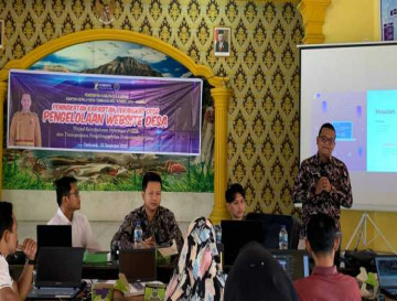 Desa Tambusai Gelar Pelatihan Peningkatan Kapasitas Perangkat Desa Pengelolaan Website Desa
