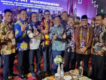 Sekda Kampar Ikuti Rakor Sinergi Pelaksanaan Proker Bidang Politik dan Pemerintahan Umum di Kaltim