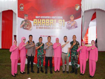Kegiatan Bakti Kesehatan Dan Bakti Sosial AKABRI 91 Kabupaten Kampar Berjalan Sukses dan Lancar