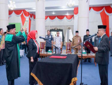 Ramlah ,SE, M.Si Resmi Jabat Pj Sekda Kampar