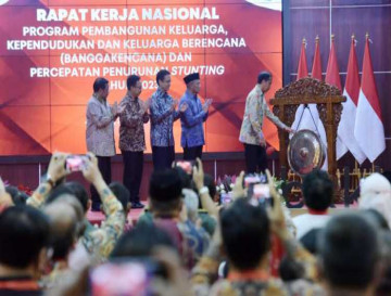 Buka Rakernas Penurunan Stunting, Presiden RI Kembali Puji Kampar dalam Penurunan Stunting. 