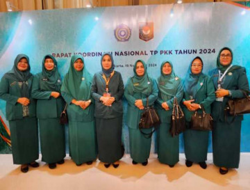 TP. PKK Kab. Kampar Hadiri Rakornas PKK 2024 Dan Pelantikan Ketua Umum PKK