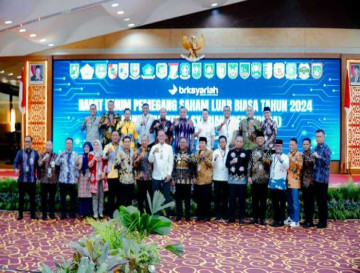 Pj. Bupati Kampar Hadiri Rapat Umum Pemegang Saham Luar Biasa (RUPS - LB) Th 2024 Bank Riau Kepri