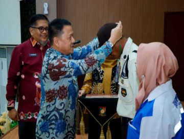 Tutup Secara Resmi Pelatihan Berbasis Kompetensi Kab. Kampar Tahun 2024, Pj. Bupati Kampar