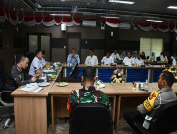 Pj Bupati Kampar Hambali Pimpin langsung Pertemuan High Level Meeting Terkait Inflasi dan Nataru