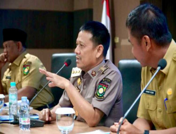 Pimpin Langsung Rapat Persiapan Pelaksanaan Hari Jadi Kab. Kampar Ke 74 Tahun 2024