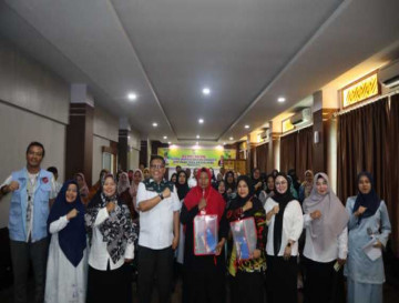 Dinas Perindustrian Dan Tenaga Kerja Kab. Kampar Taja Kegiatan Sosualisasi KI