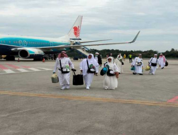Merupakan Kolter Terakhir, Sebanyak 156 Jama'ah Haji Kampar Tiba di Tanah Air