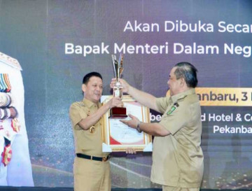Kabupaten Kampar Sabet Penghargaan Terbaik I Tingkat Provinsi Riau Kategori Penurunan Stunting 2024