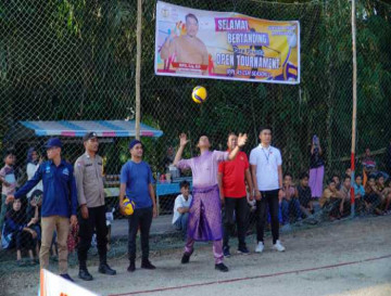 Turnamen Volly Open Turnamen IPPL 45 CUP Season 2 Pulau Langgini Resmi di Buka.