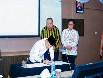 Usai dibangun, PT. PHR Serahkan Sentra UMKM Bangkinang Riverside  ke Pemda Kampar